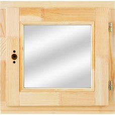 Окно деревянное 46х47 см, однокамерный стеклопакет
