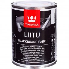 Краска для школьной доски Tikkurila Liitu цвет чёрный 1 л
