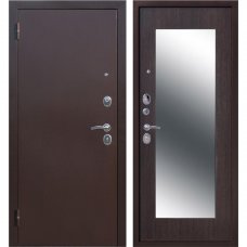 Дверь входная металлическая Царское зеркало Maxi, 860 мм, левая, цвет венге