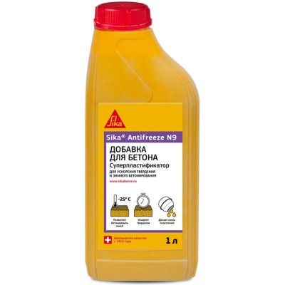 Добавка для бетона комплексная Sika Antifreeze N9 1 л, SM-16722323