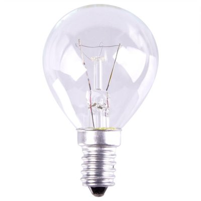 Лампа накаливания шар E14 25 Вт свет тёплый белый, SM-16859291