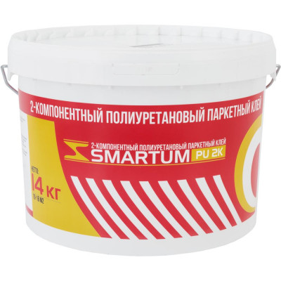 Клей для паркета Smartum 2K 14 кг, SM-17074305