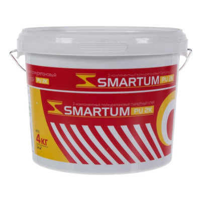 Клей для паркета Smartum 2K 4 кг, SM-17074321