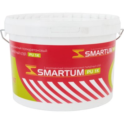 Клей для паркета Smartum 1K 14 кг, SM-17074330