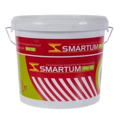Клей для паркета Smartum 1K 7 кг, SM-17074348