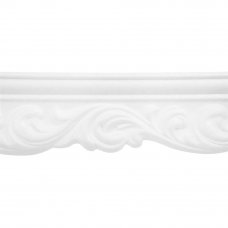 Плинтус потолочный для натяжных потолков полистирол белый Формат 206057 2.8х5.3х200 см