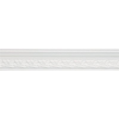 Плинтус для натяжных потолков полистирол белый Формат 211529 4.7х10.5х200 см, SM-17095464