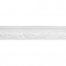 Плинтус потолочный полистирол белый Формат 09007 KD 6.1х7х200 см