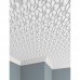 Плитка потолочная бесшовная полистирол белая Формат Гейша 50 x 50 см 2 м², SM-17095528