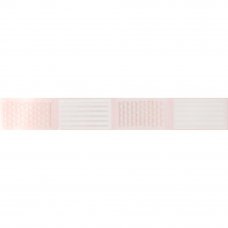Бордюр «Агата С» 25х3.5 см цвет розовый
