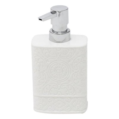 Дозатор настольный для жидкого мыла «Ажур», керамика, цвет белый, SM-17119913
