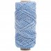 Шнур хозяйственно-бытовой Standers с сердечником 2.5 мм, 40 м, цвет белый/синий, SM-17187449