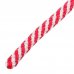 Шнур спирального плетения Standers 8 мм, 10 м, полипропилен, цвет белый/красный, SM-17187553