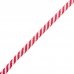 Шнур спирального плетения Standers 8 мм, 20 м, полипропилен, цвет белый/красный, SM-17187561