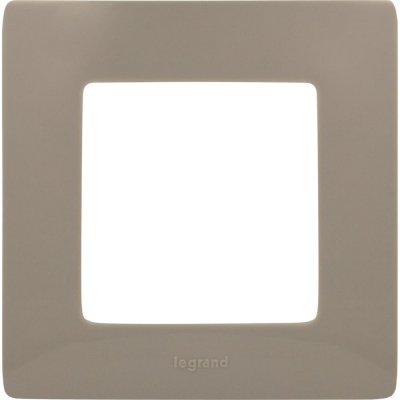 Рамка для розеток и выключателей Legrand Etika 1 пост, цвет светлая галька, SM-17356564