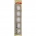 Рамка для розеток и выключателей Legrand Etika 5 постов, цвет светлая галька, SM-17356601