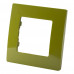 Рамка для розеток и выключателей Legrand Etika 1 пост, цвет зеленый папоротник, SM-17356610