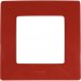 Рамка для розеток и выключателей Legrand Etika 1 пост, цвет красный, SM-17356791