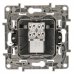 Телефонная розетка встраиваемая Legrand Etika RJ11, цвет алюминий, SM-17356901