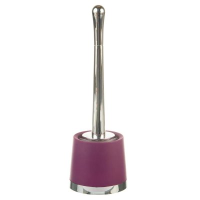 Ёршик для унитаза напольный «Альма», пластик, цвет фиолетовый, SM-17420360