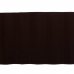 Лента бордюрная декоративная «Гофра» высота 20 см цвет  коричневый, SM-17513531