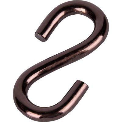 Крючок S-образный Standers 5х7.5 мм, цвет медь, 2 шт., SM-17560629