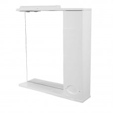 Шкаф зеркальный «Палермо» 71,4 см цвет белый