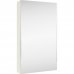 Шкаф зеркальный 40 см цвет белый, SM-17713488