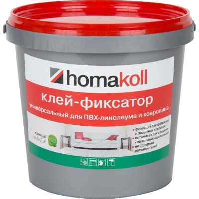 Клей-фиксатор для линолеума и ковролина Хомакол (Homakoll)  1 кг, SM-17750529