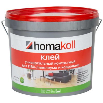 Клей контактный для линолеума и ковролина Хомакол (Homakoll) 5 кг, SM-17750545