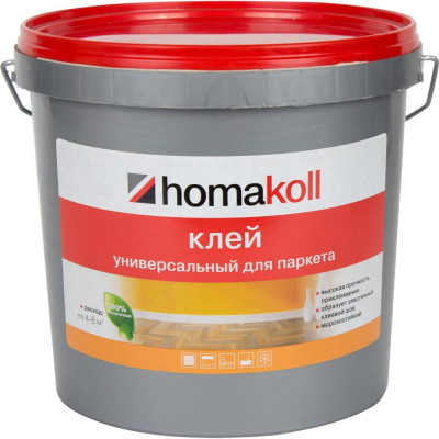 Клей водно-дисперсионный Homakoll для паркета 4 кг, SM-17750588