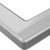 Рамка для розеток и выключателей Werkel Metallic 4 поста, металл, цвет глянцевый никель, SM-17781860