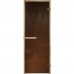 Дверь для сауны, 69х189 см, цвет бронза прозрачная, SM-17800493