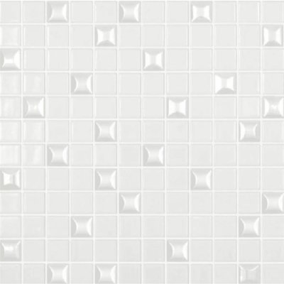 Мозаика Vidrepur Edna 31.7х31.7 см цвет белый, SM-17916437