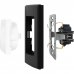 Рамка для розеток и выключателей Lexman Виктория плоская, 1 пост, цвет чёрный бархат матовый, SM-17919355