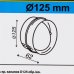 Соединитель круглых каналов обратного клапана D125 мм, SM-18156126