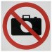 Наклейка «Не фотографировать» маленькая пластик, SM-18203973