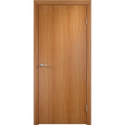 Дверь межкомнатная глухая ламинация цвет миланский орех 80x200 см, SM-18232221