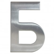 Буква «Б» Larvij самоклеящаяся 95х62 мм нержавеющая сталь
