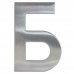 Буква «Б» Larvij самоклеящаяся 95х62 мм нержавеющая сталь, Номера на дверь, SM-18284478