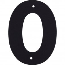 Цифра «0» Larvij большая цвет чёрный