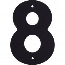 Цифра «8» Larvij большая цвет чёрный
