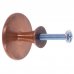 Ручка-кнопка Kerron K-1060-CA цвет медь, SM-18327407