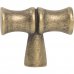 Ручка-кнопка Jet 159 металл цвет античная бронза, SM-18328282
