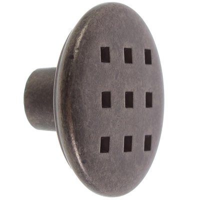 Ручка-кнопка Jet 149 сталь цвет античное серебро, SM-18328645