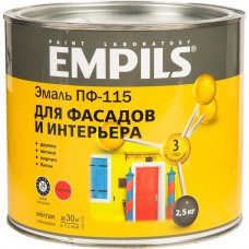 Эмаль ПФ-115 Empils PL цвет жёлтый 2.5 кг