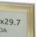Рамка Aida 21х29.7 см цвет серебро с патиной, SM-18464559
