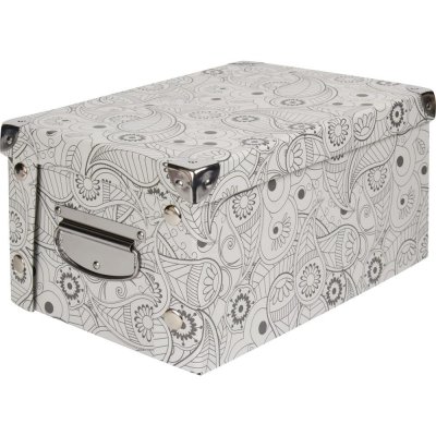 Коробка картон 35x25x17.5 см, узор, SM-18466992