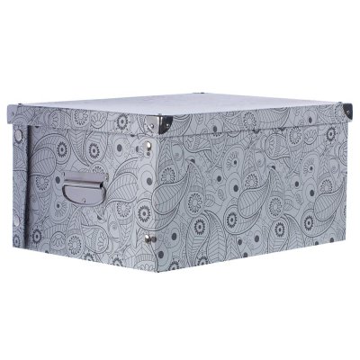 Коробка картон 40x30x20 см, узор, SM-18467004