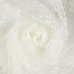 Тюль с вышивкой на сетке «Цветы» 1 п/м 280 см цвет кремовый, SM-18475645